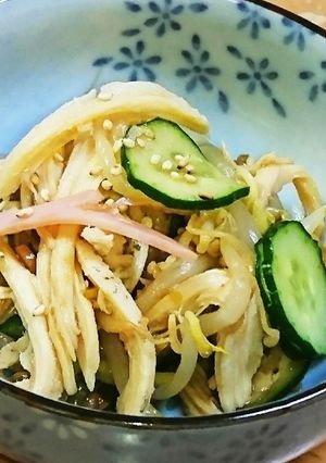 ＊サラダチキンで♪*棒々鶏風中華和え＊-レシピのメイン写真
