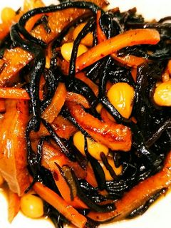 甘めのひじきの煮物♡-レシピのメイン写真