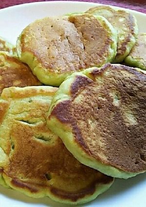 青汁とさつま芋のホットケーキ-レシピのメイン写真