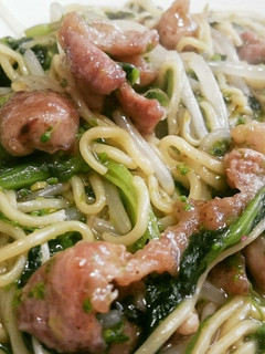 菜花とモヤシの塩あん焼きそば-レシピのメイン写真