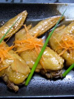 手羽先の生姜醤油煮-レシピのメイン写真