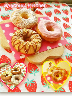 ❤♡こめド(米粉の焼きドーナツ)♡❤-レシピのメイン写真