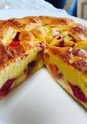 ルバーブとクリームチーズのケーキ-レシピのメイン写真