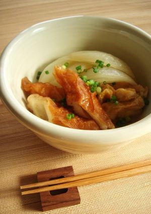 玉ねぎとちくわのジューシー味噌煮-レシピのメイン写真