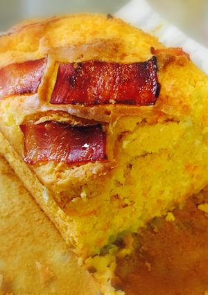 キャロットオニオンベーコンケーキ-レシピのメイン写真