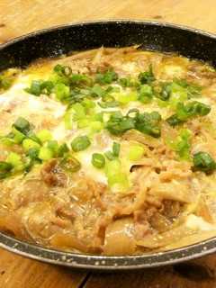 簡単旨い!松屋牛めしの具で柳川風卵とじ-レシピのメイン写真