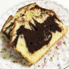 รูปของ 人気検索入り☆マーブルパウンドケーキ