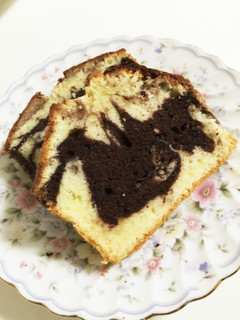人気検索入り☆マーブルパウンドケーキ-レシピのメイン写真