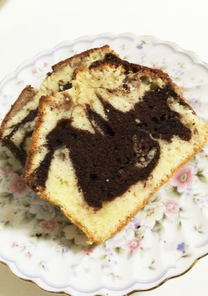 人気検索入り☆マーブルパウンドケーキ-レシピのメイン写真