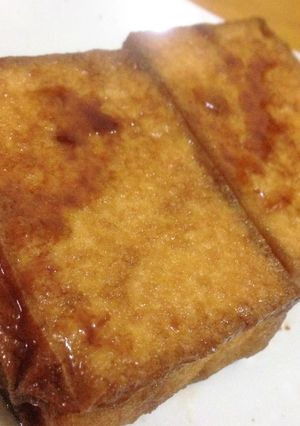 ★厚揚げの甘辛焼き★-レシピのメイン写真