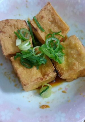 簡単!厚揚げステーキ-レシピのメイン写真