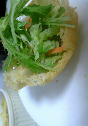 チーズカップのシーザーサラダ-レシピのメイン写真