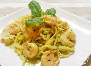 簡単♪海老のバジルクリームパスタ-レシピのメイン写真