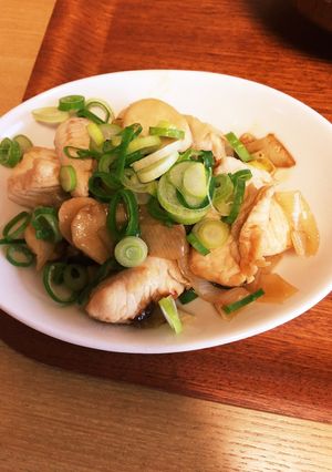 エリンギとむね肉の甘辛醤油炒め-レシピのメイン写真
