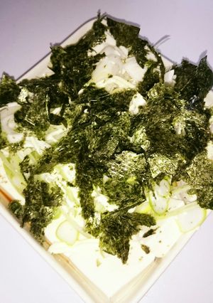 簡単、安い！豆腐のネギマヨめんつゆのせ☆-レシピのメイン写真