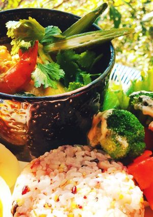 とっても簡単！ヘルシーグリーンカレー-レシピのメイン写真