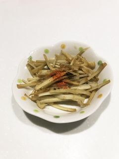 節約レシピ うどの皮のきんぴら-レシピのメイン写真