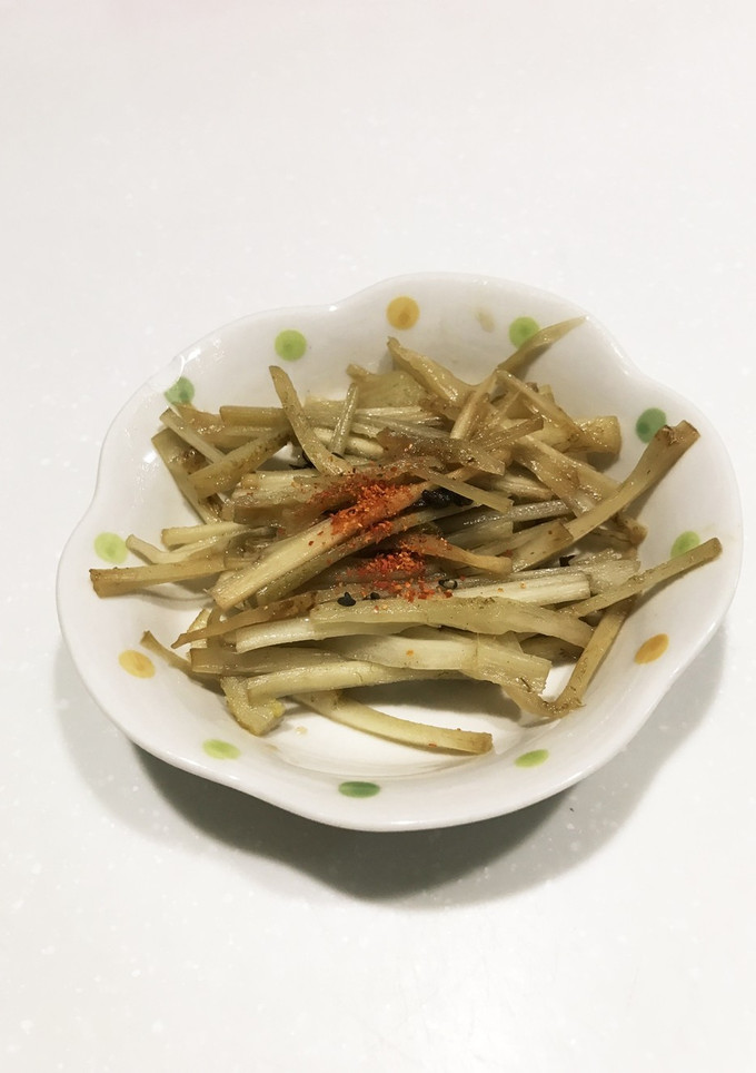 節約レシピ うどの皮のきんぴら-レシピのメイン写真