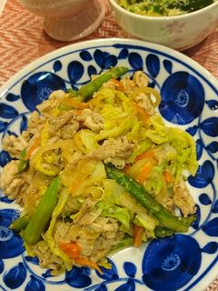 春野菜の味噌炒め(回鍋肉)-レシピのメイン写真