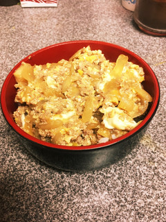 ズボラさんの甘辛ひき肉丼-レシピのメイン写真