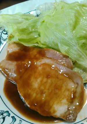 手抜きポークソテー♪ピーナツバターソース-レシピのメイン写真