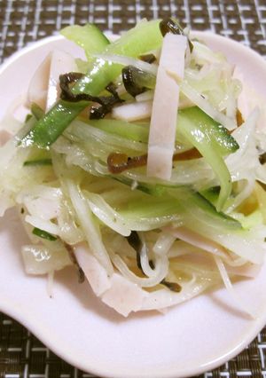 卵と塩昆布の和えサラダ-レシピのメイン写真