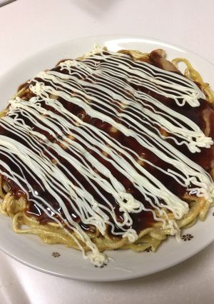 超簡単♪麺玉焼き-レシピのメイン写真