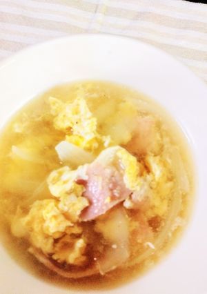 超簡単☆給食のかきたまスープ☆コンソメ-レシピのメイン写真