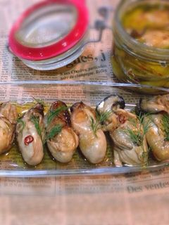 牡蠣のオイル漬け-レシピのメイン写真