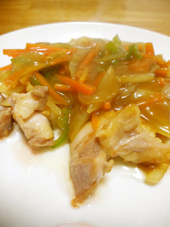 鶏肉のカレー風味野菜あんかけ-レシピのメイン写真