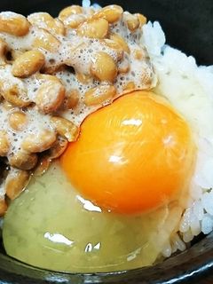 コレが一番!胡麻油×卵×納豆ごはん!!-レシピのメイン写真