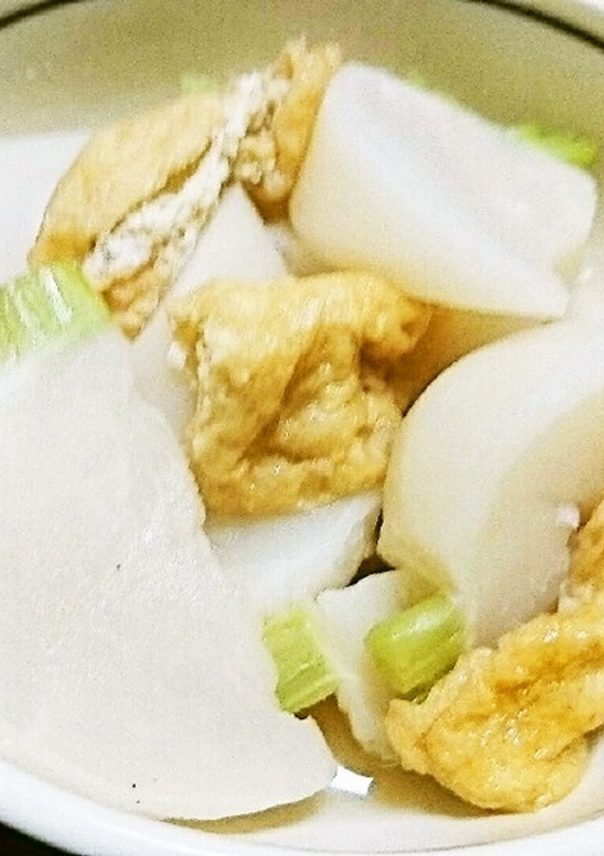 かぶと油揚げの煮物-レシピのメイン写真