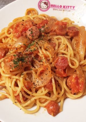 *ナポリタン風*トマトパスタ*-レシピのメイン写真