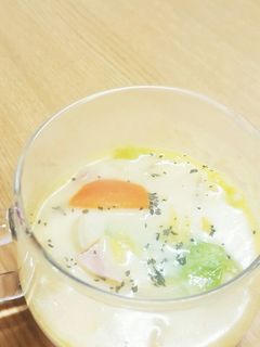 野菜たっぷりミルクスープ♪-レシピのメイン写真