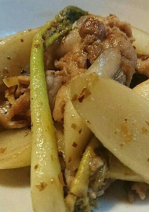 5分で出来る!!うど味噌炒め♪-レシピのメイン写真