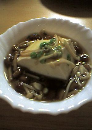 きのこあんかけ豆腐-レシピのメイン写真