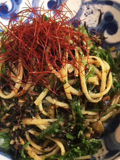 生ヒジキで和風プッタネスカ・スパゲッティ-レシピのメイン写真