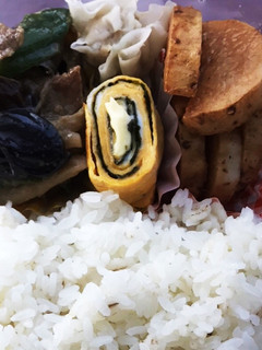 お弁当に♪チーズ磯辺卵焼き-レシピのメイン写真