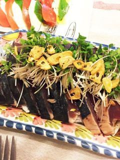 洋風鰹のたたき-レシピのメイン写真