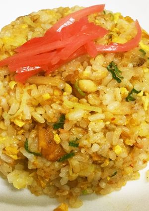 超楽々 ピーナッツのキムチ炒飯作ります-レシピのメイン写真