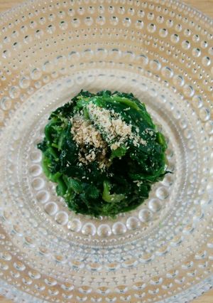 ほうれん草のゴマ味噌和え-レシピのメイン写真