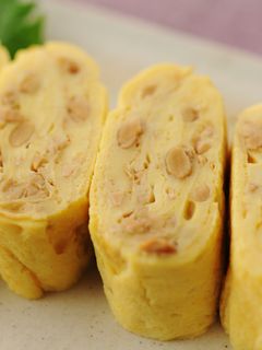 朝食の定番に!こだわり納豆だし巻き卵-レシピのメイン写真