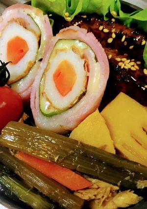 ちくわチーズベーコン巻き♪お弁当♪-レシピのメイン写真