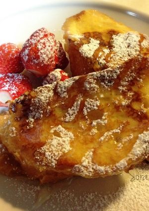 バニラアイスで風味UP♡フレンチトースト-レシピのメイン写真