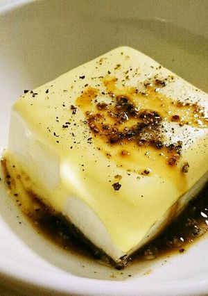 オリーブオイルに一工夫★チーズ乗せ温豆腐-レシピのメイン写真