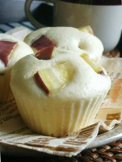 ノンオイル♪さつまいものみるく蒸しパン-レシピのメイン写真