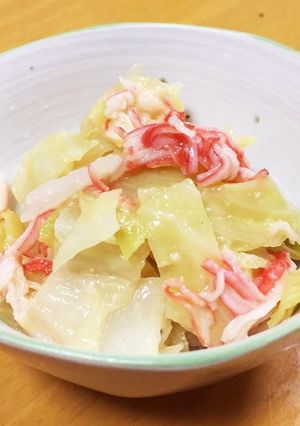 【簡単】キャベツの辛子酢味噌和え-レシピのメイン写真