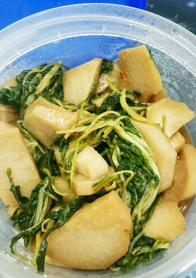 水菜と里芋の生姜焼き風-レシピのメイン写真