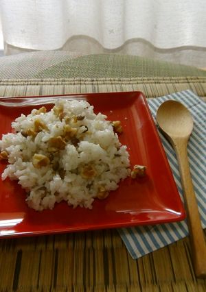 レンズ豆とナッツのご飯☆豆はいきなりOK-レシピのメイン写真