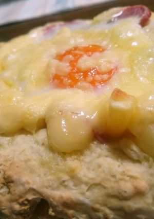 簡単ランチ☆たまごとろとろソーダブレッド-レシピのメイン写真